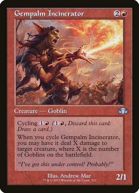 Gempalm Incinerator from Dominaria Remastered (Uncommon)