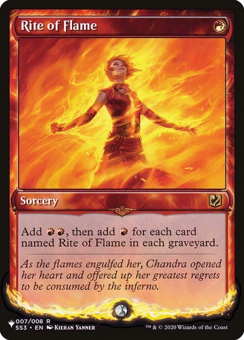 Rite of Flame from The List (Rare)