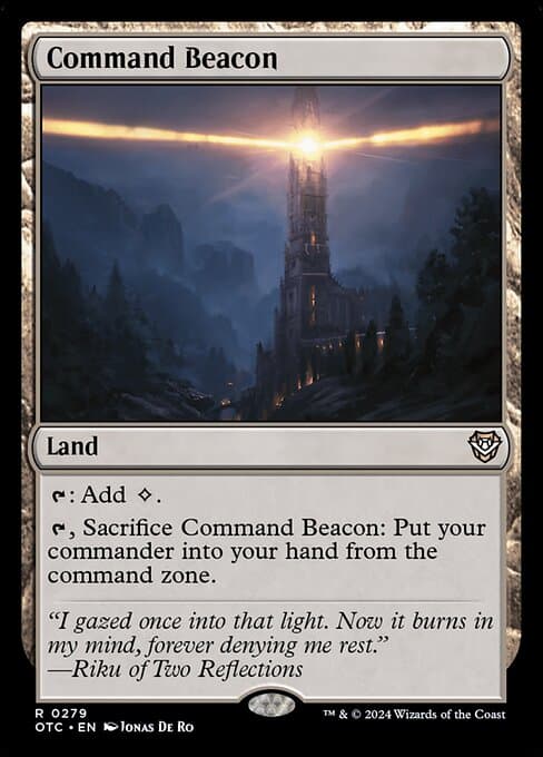 Command Beacon from Outlaws of Thunder Junction Commander (Rare)