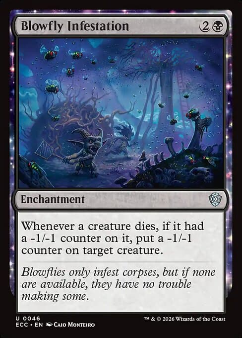 Blowfly Infestation from Lorwyn Eclipsed Commander (Uncommon)