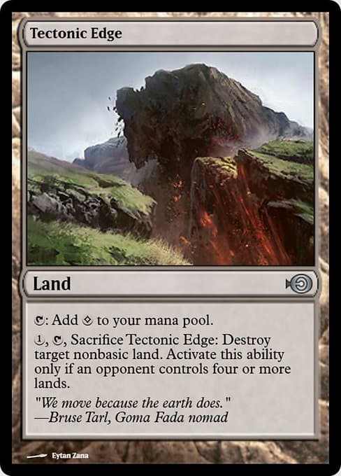 Tectonic Edge from Magic Online Promos (Uncommon)