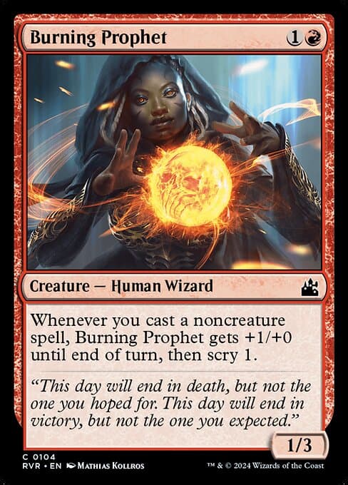 Burning Prophet from Ravnica Remastered (Common)