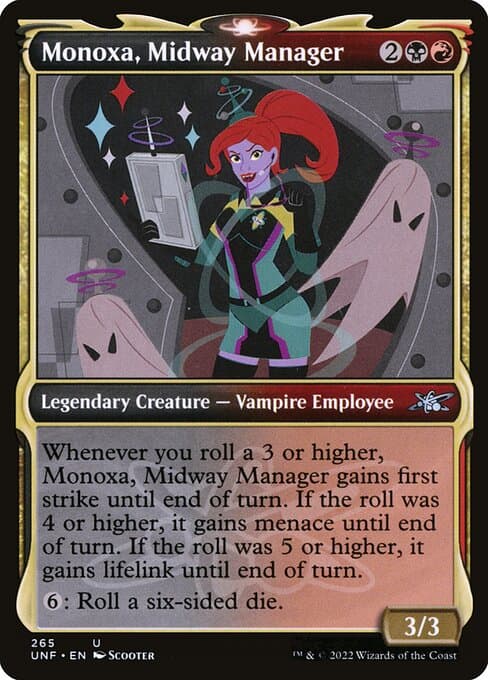 Monoxa, Midway Manager from Unfinity (Uncommon)