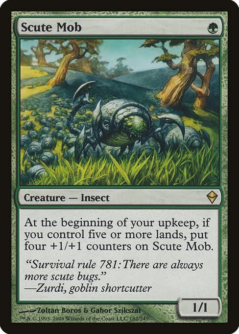 Scute Mob from Zendikar (Rare)