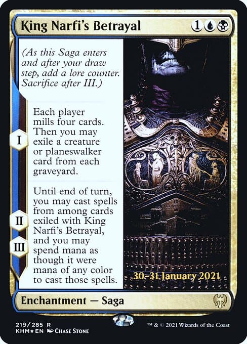 King Narfi's Betrayal from Kaldheim Promos (Rare)