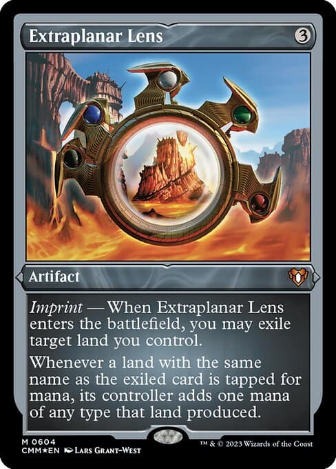 Extraplanar Lens from Commander Masters (Mythic)