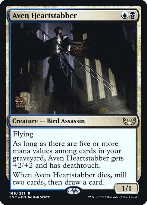 Aven Heartstabber from Streets of New Capenna Promos (Rare)