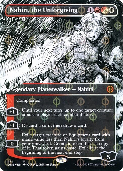 Nahiri, the Unforgiving from Phyrexia: All Will Be One (Mythic)