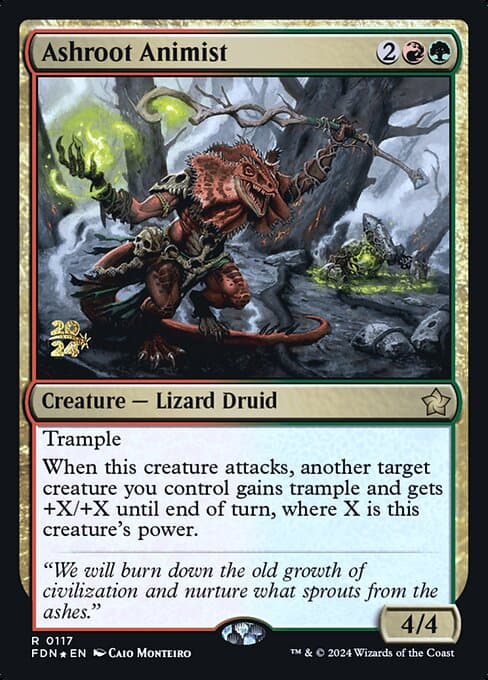 Ashroot Animist from Foundations Promos (Rare)