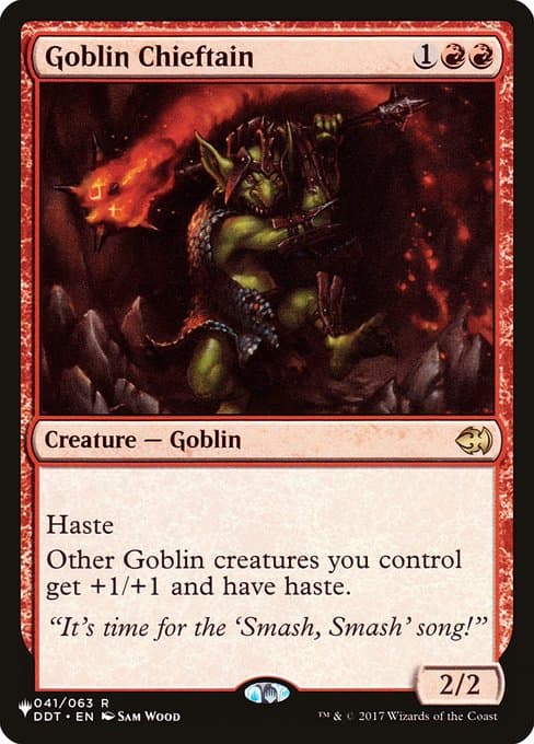 Goblin Chieftain from The List (Rare)