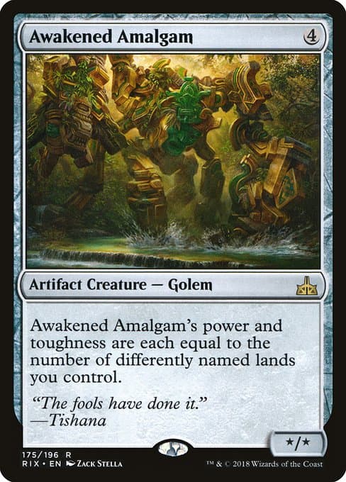 Awakened Amalgam from Rivals of Ixalan (Rare)