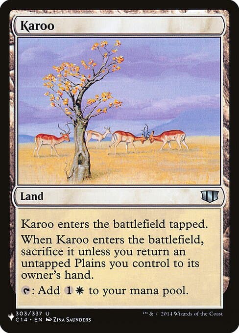 Karoo from The List (Uncommon)