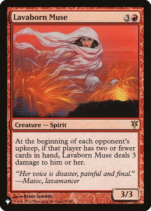 Lavaborn Muse from The List (Rare)