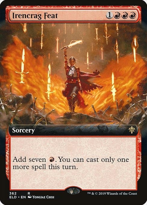 Irencrag Feat from Throne of Eldraine (Rare)