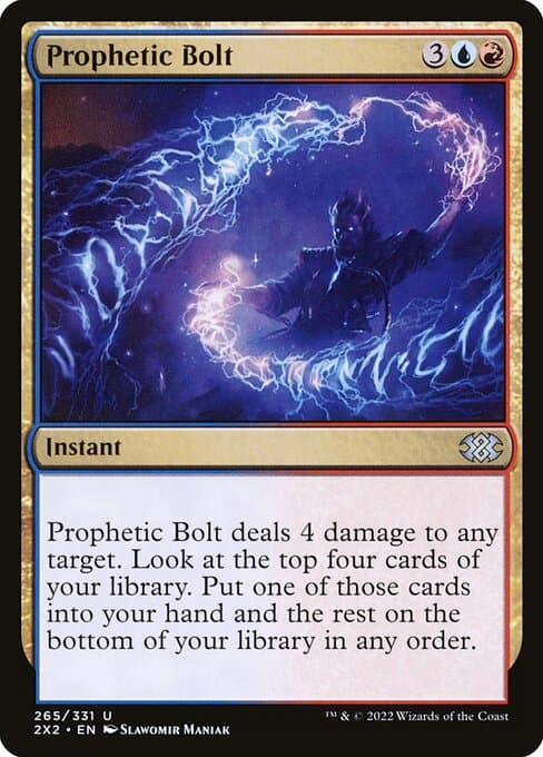 Prophetic Bolt from Double Masters 2022 (Uncommon)