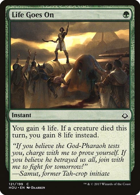 Life Goes On from Hour of Devastation (Common)