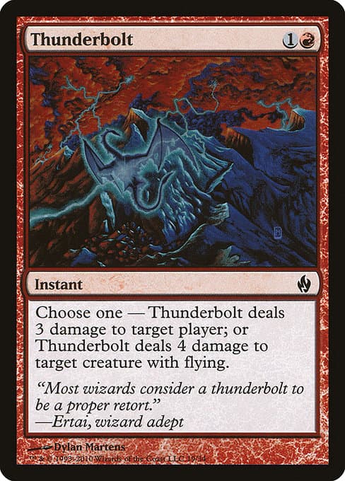 Thunderbolt from Premium Deck Series: Fire and Lightning (Common)