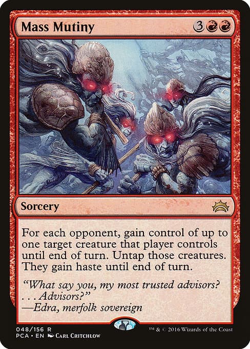 Mass Mutiny from Planechase Anthology (Rare)