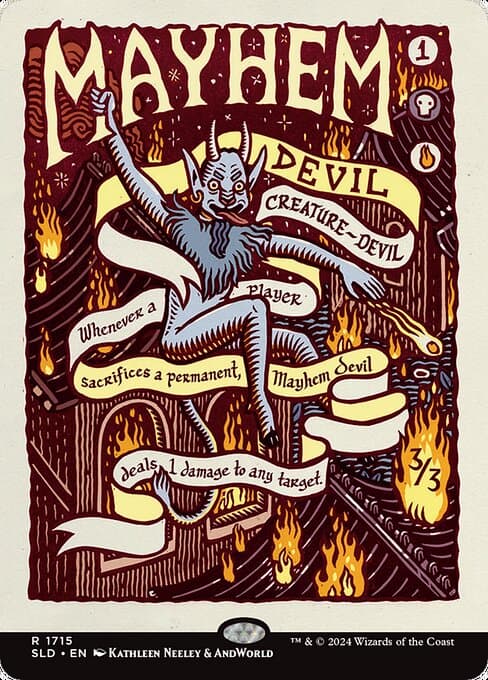 Mayhem Devil from Secret Lair Drop (Rare)