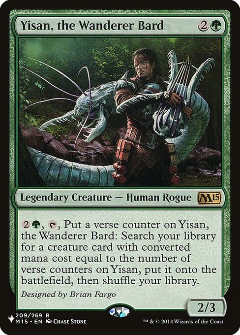 Yisan, the Wanderer Bard from The List (Rare)