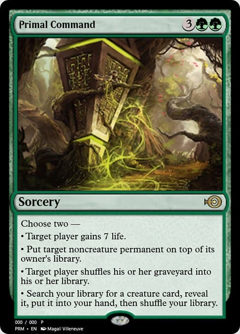 Primal Command from Magic Online Promos (Rare)