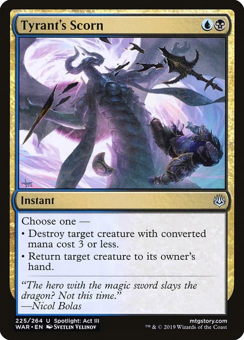 Tyrant's Scorn (Uncommon)