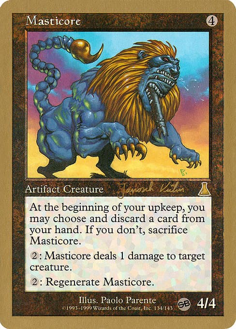 Masticore from World Championship Decks 2000 (Rare)
