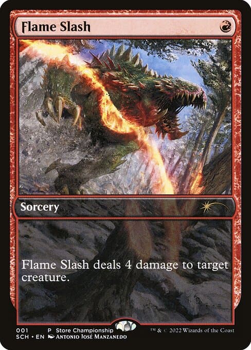 Flame Slash from Store Championships (Rare)