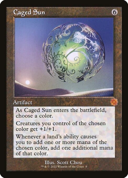 Caged Sun from The Brothers' War Retro Artifacts (Mythic)
