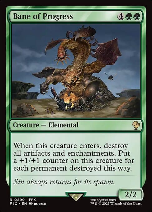 Bane of Progress from Final Fantasy Commander (Rare)