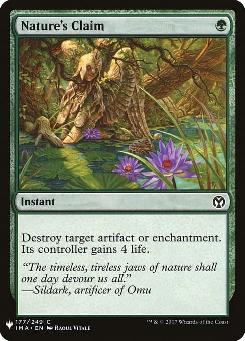 Nature's Claim from The List (Common)
