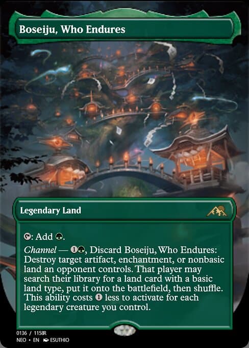 Boseiju, Who Endures from Magic Online Promos (Rare)