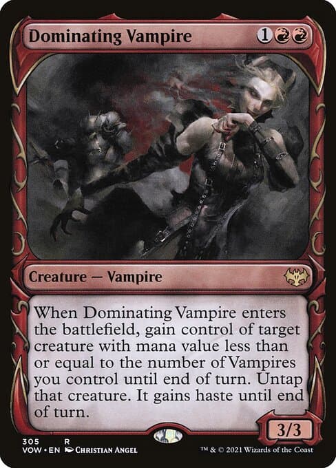 Dominating Vampire from Innistrad: Crimson Vow (Rare)