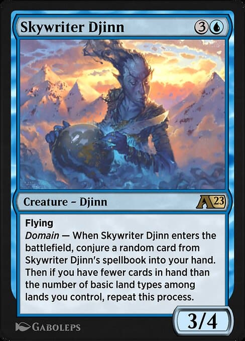 Skywriter Djinn (Rare)