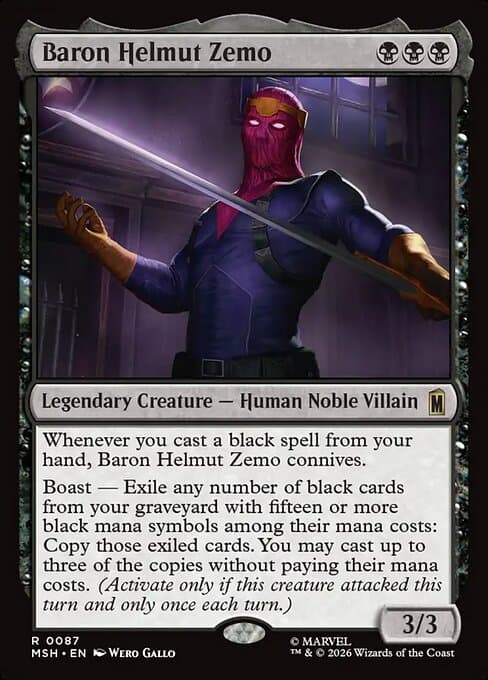 Baron Helmut Zemo (Rare)