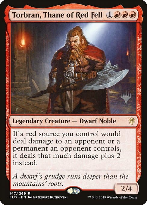 Torbran, Thane of Red Fell from Throne of Eldraine Promos (Rare)