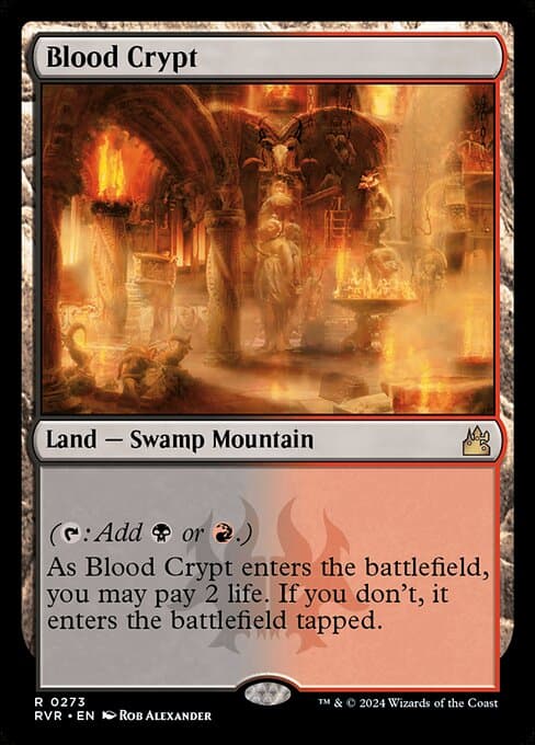 Blood Crypt from Ravnica Remastered (Rare)