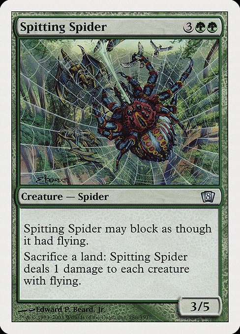 Spitting Spider from Eighth Edition (Uncommon)