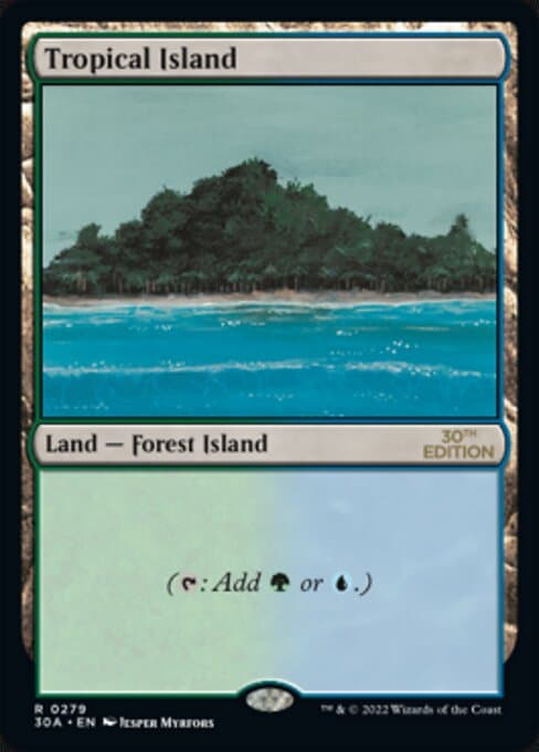 Tropical Island from 30th Anniversary Edition (Rare)