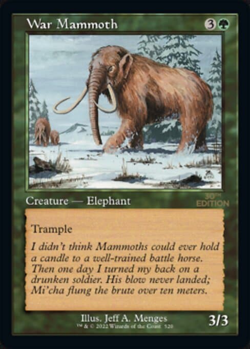 War Mammoth from 30th Anniversary Edition (Common)