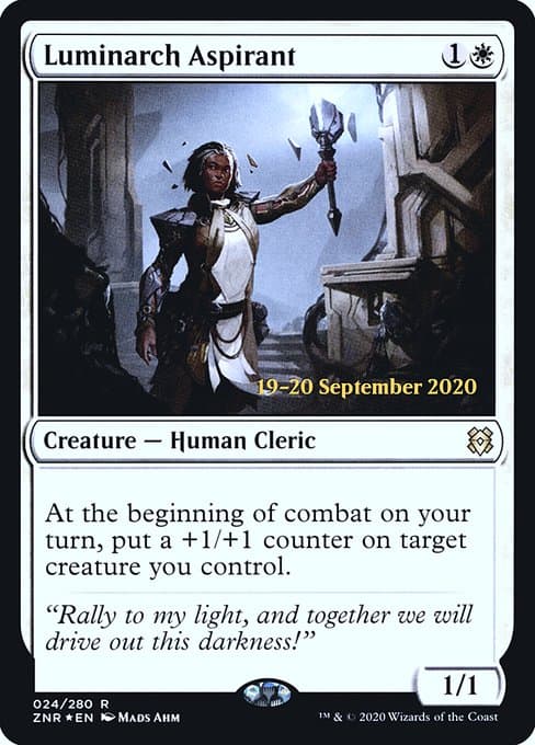 Luminarch Aspirant from Zendikar Rising Promos (Rare)