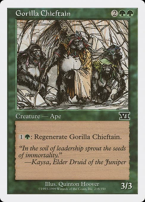 Gorilla Chieftain from Classic Sixth Edition (Common)