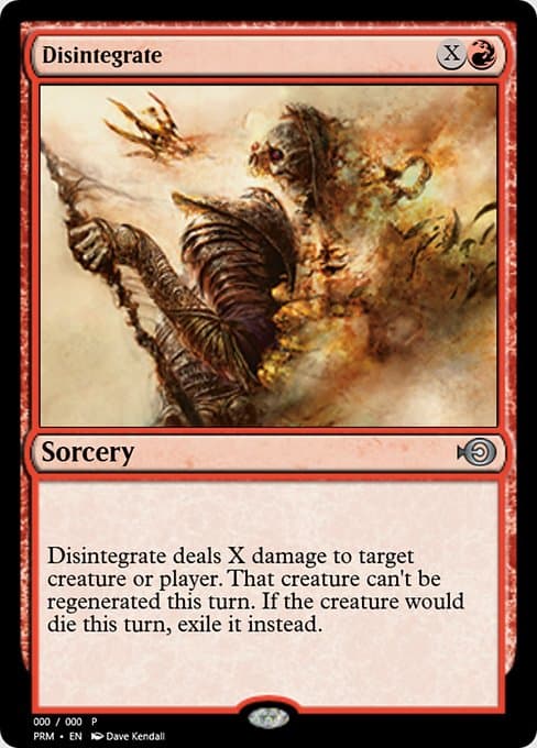 Disintegrate from Magic Online Promos (Uncommon)
