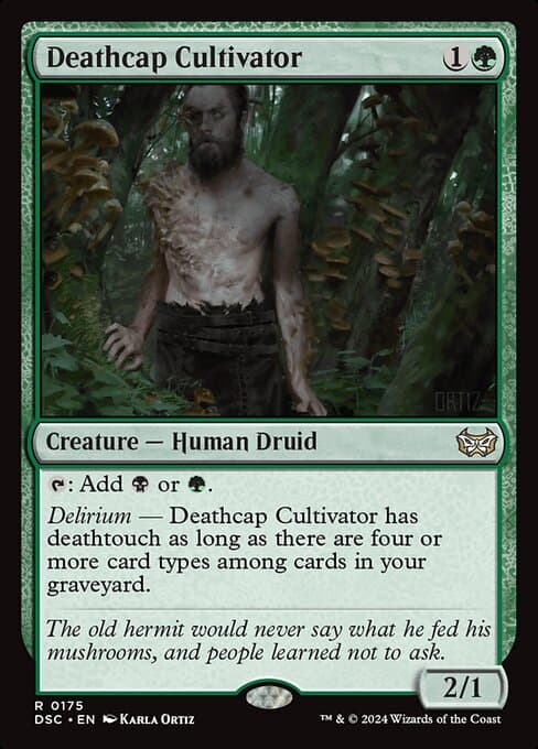 Deathcap Cultivator from Duskmourn: House of Horror Commander (Rare)