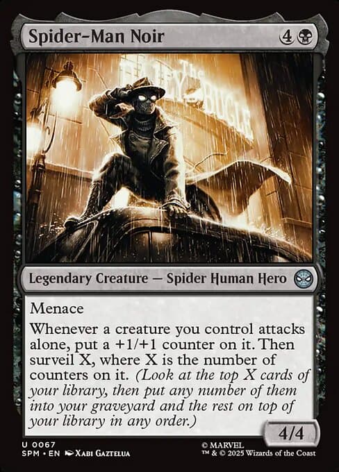 Spider-Man Noir from Marvel's Spider-Man (Uncommon)