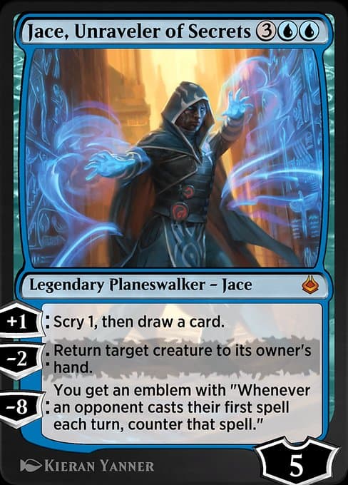 Jace, Unraveler of Secrets from Amonkhet Remastered (Mythic)