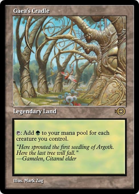 Gaea's Cradle from Magic Online Promos (Rare)