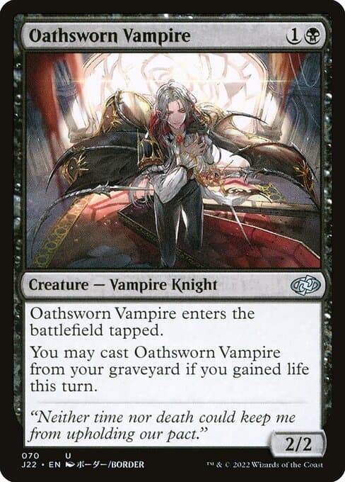 Oathsworn Vampire from Jumpstart 2022 (Uncommon)