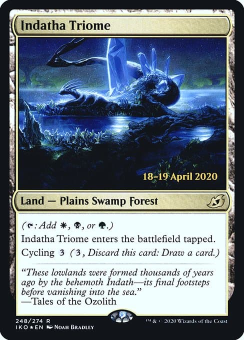 Indatha Triome from Ikoria: Lair of Behemoths Promos (Rare)