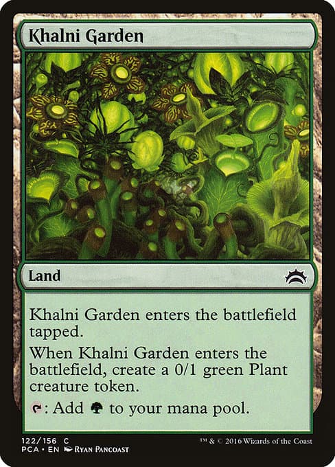 Khalni Garden from Planechase Anthology (Common)
